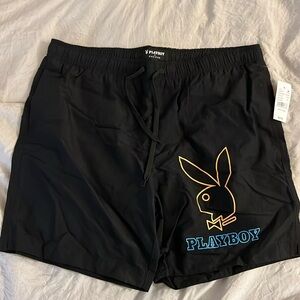 Playboy Swim Trunks Lg